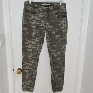 Vanilla Star Camouflage Moto Skinny Jeans Juniors Size 9
